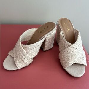 NEW Qupid Espadrille Heels
